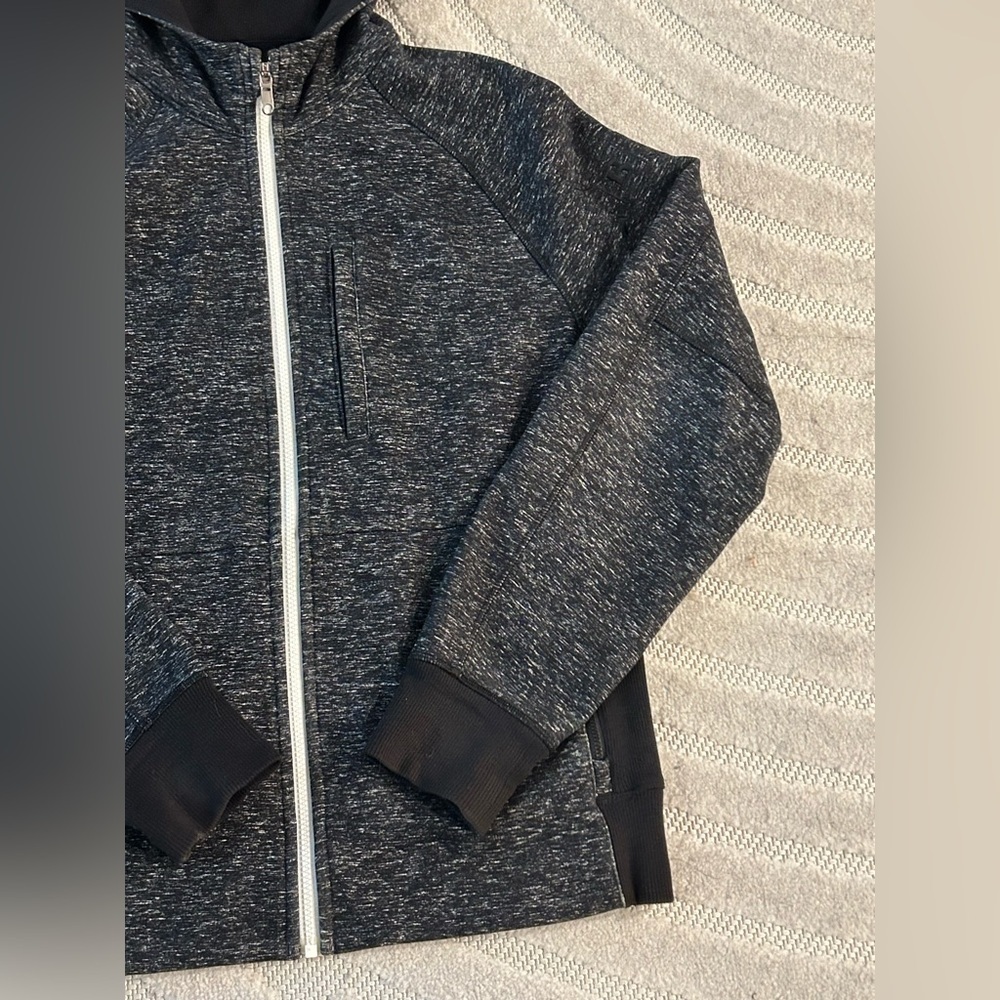 Lululemon Men’s Best Coast Hoodie in Heathered Black/White - M - Picture 5 of 16